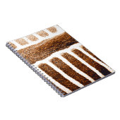 Braune Streifen_ Notizblock (Rechte Seite)