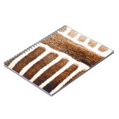 Braune Streifen_ Notizblock (Linke Seite)