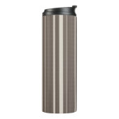 Braune Streifen Thermosbecher (Nach links gedreht)
