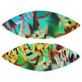 Braune Streifen über grünem oder aquamarinem Hinte Football (Paneele)