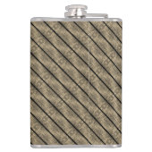 Braune Streifen und Trennstreifen, schwarz oder Sc Flachmann (Rückseite)