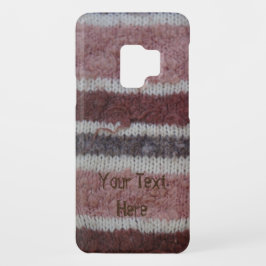 braune Stripes Vintager Stilspass gestrickt iPhone 13 Pro Hülle