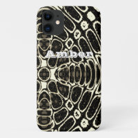 Braune Tan Reptile Scales Muster Personalisiert