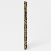 Braune Tarnhülle iPhone Hülle (Linke Seite)