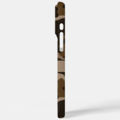 Braune Tarnung Personalisiert Case-Mate iPhone Hülle (Rückseite / Links)