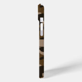 Braune Tarnung Personalisiert Case-Mate iPhone Hülle (Rückseite / Links)