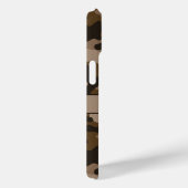 Braune Tarnung Personalisiert Case-Mate iPhone Hülle (Rückseite / Rechts)