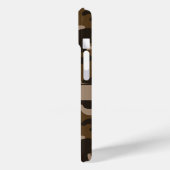 Braune Tarnung Personalisiert Case-Mate iPhone Hülle (Rückseite / Links)