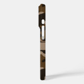 Braune Tarnung Personalisiert Case-Mate iPhone Hülle (Rückseite / Links)