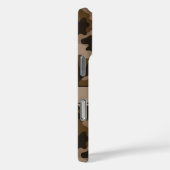 Braune Tarnung Personalisiert Case-Mate iPhone Hülle (Rückseite / Rechts)