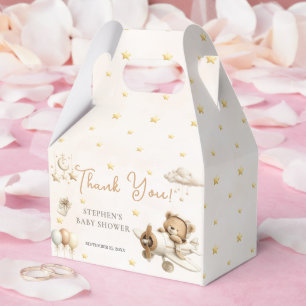 Braune Teddybär-Flugzeug-Geschenkbox Geschenkschachtel