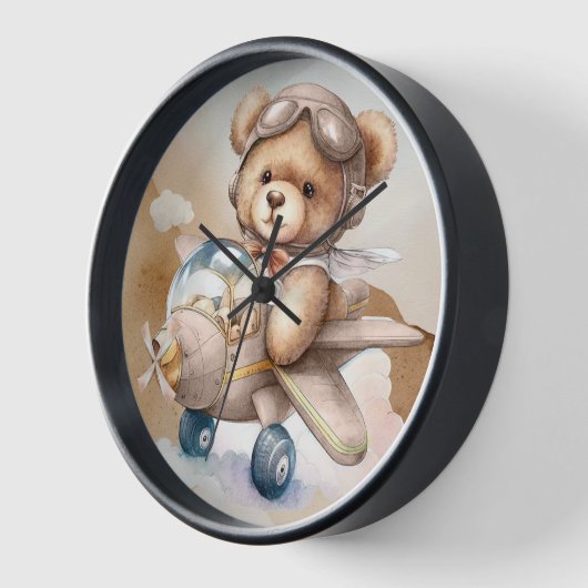 Braune Teddyuhr Uhr (Winkel)