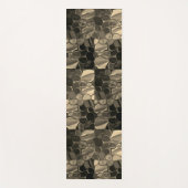 Braune Teile, Kreise und abgerundete Formen Yogamatte (Vorderseite)