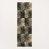 Braune Teile, Kreise und abgerundete Formen Yogamatte (Rückseite)