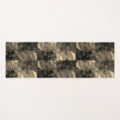 Braune Teile, Kreise und abgerundete Formen Yogamatte (Vorderseite (Horizontal))