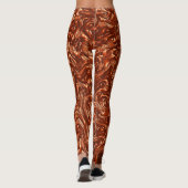 Braune Terrakotta, "versagt" Leggings (Rückseite)
