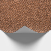 braune Textur für den Hintergrund Geschenkpapier (Ecke)