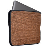 braune Textur für den Hintergrund Laptopschutzhülle (Vorne Rechts)