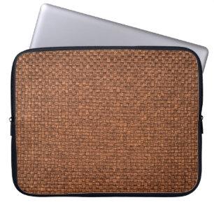 braune Textur für den Hintergrund Laptopschutzhülle