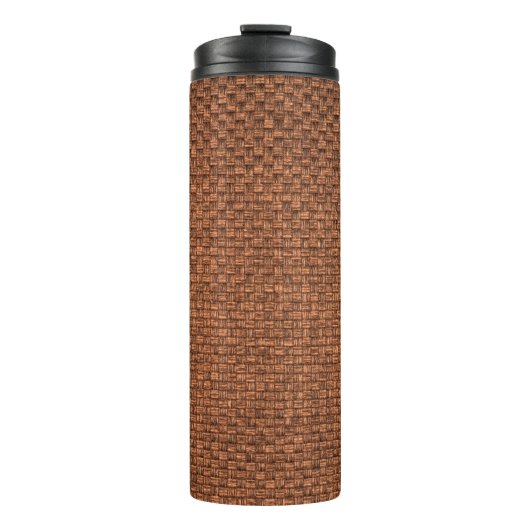 braune Textur für den Hintergrund Thermosbecher (Vorderseite)