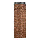 braune Textur für den Hintergrund Thermosbecher (Rückseite)