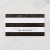 Braune Textur Visitenkarte (Rückseite)