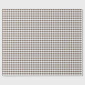 Braune Tischdecke Muster Geschenkpapier (Flach)