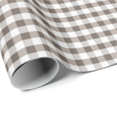 Braune Tischdecke Muster Geschenkpapier (Rolleneckpunkt)