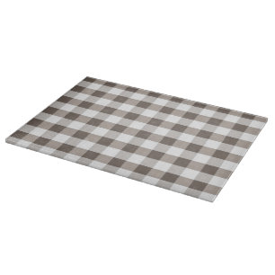 Braune Tischdecke Muster Schneidebrett