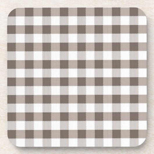 Braune Tischdecke Muster Untersetzer (Vorderseite)