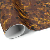 Braune Tortoise Geschenkpapier (Rolleneckpunkt)