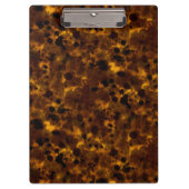 Braune Tortoise Klemmbrett (Vorderseite)