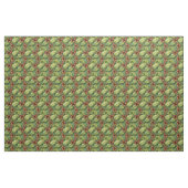 Braune tropische Blume Stoff (Yard (91,4 cm))