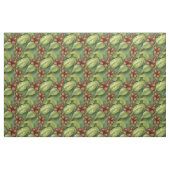 Braune tropische Blume Stoff (Fat Quarter (45,7 x 55,9 cm))