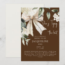 Braune 'Tying the Knot'-Hydrangeen-Hochzeitsdusche
