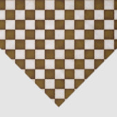 Braune und antike weiße Diamanten Seidenpapier (Ausschnitt)