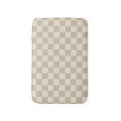 Braune und beige Karton Badematte (Vorderseite Vertikal)