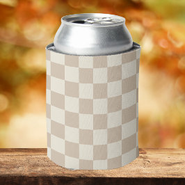 Braune und beige Karton Dosenkühler