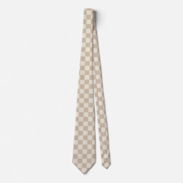 Braune und beige Karton Krawatte