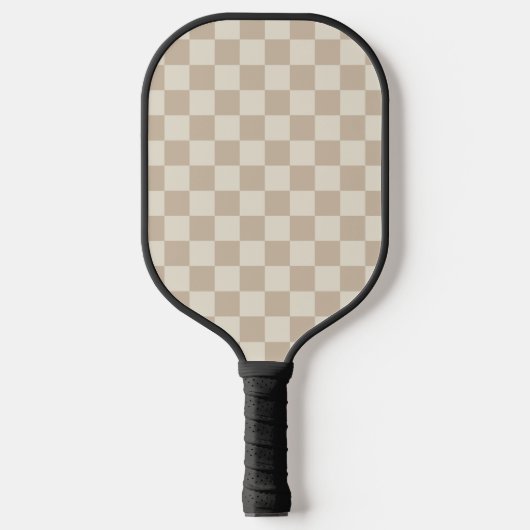 Braune und beige Karton Pickleball Schläger (Vorderseite)