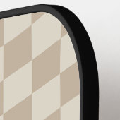 Braune und beige Karton Pickleball Schläger (Linke Seite)