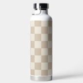 Braune und beige Karton Trinkflasche (Rechts)