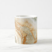 Braune und beige Steinstruktur Kaffeetasse (Mittel)
