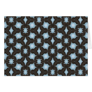 braune und blaue Musterkarte