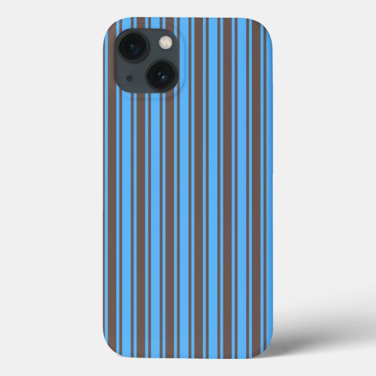 Braune und blaue Streifen aus Süßigkeiten Case-Mat Case-Mate iPhone Hülle (Rückseite)