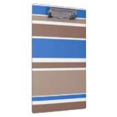 Braune und blaue Streifen Klemmbrett (Rechts)