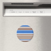 Braune und blaue Streifen Magnet (In Situ (Geschirrspüler))