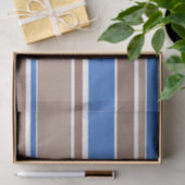 Braune und blaue Streifen Seidenpapier (Geschenk)