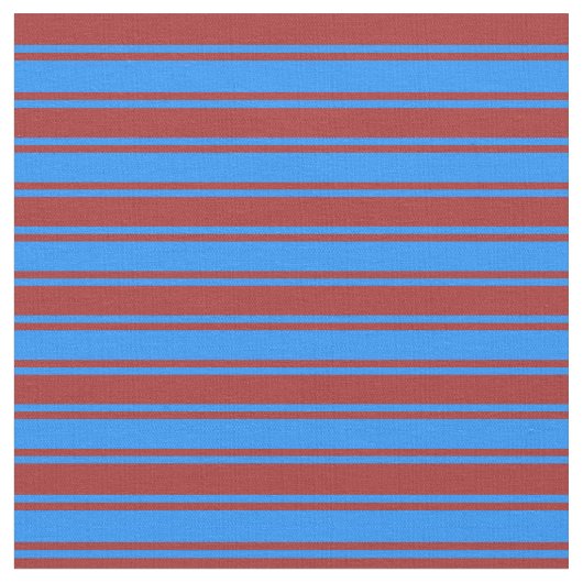Braune und blaue Streifen Stoff (Nahaufnahme)