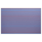 Braune und blaue Streifen Stoff (Fat Quarter (45,7 x 55,9 cm))